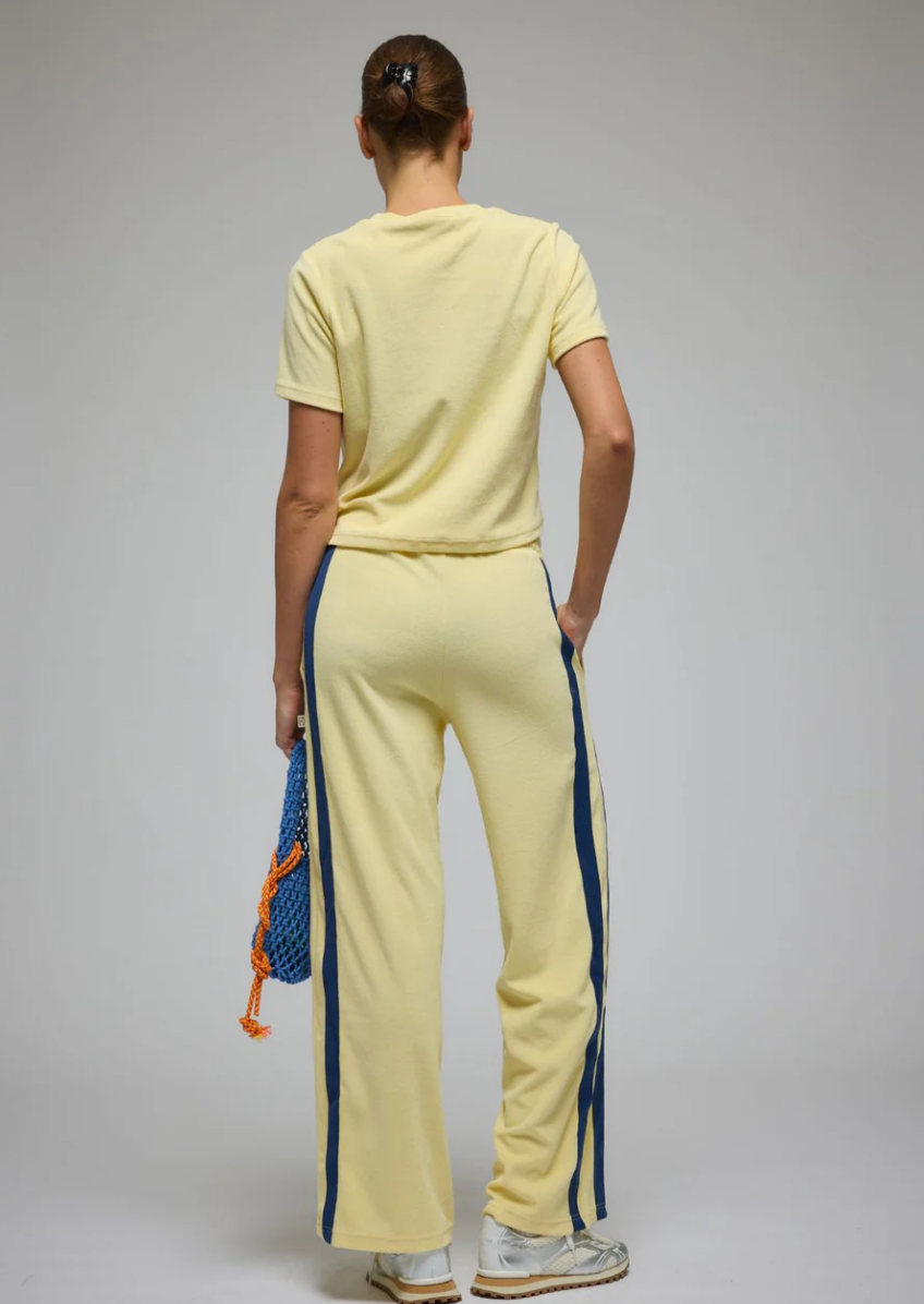 Limoncello Terry Tee - Lemon Cream | Araminta James