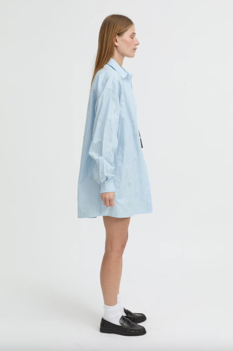 Nyra Shirt Blue | Blanca
