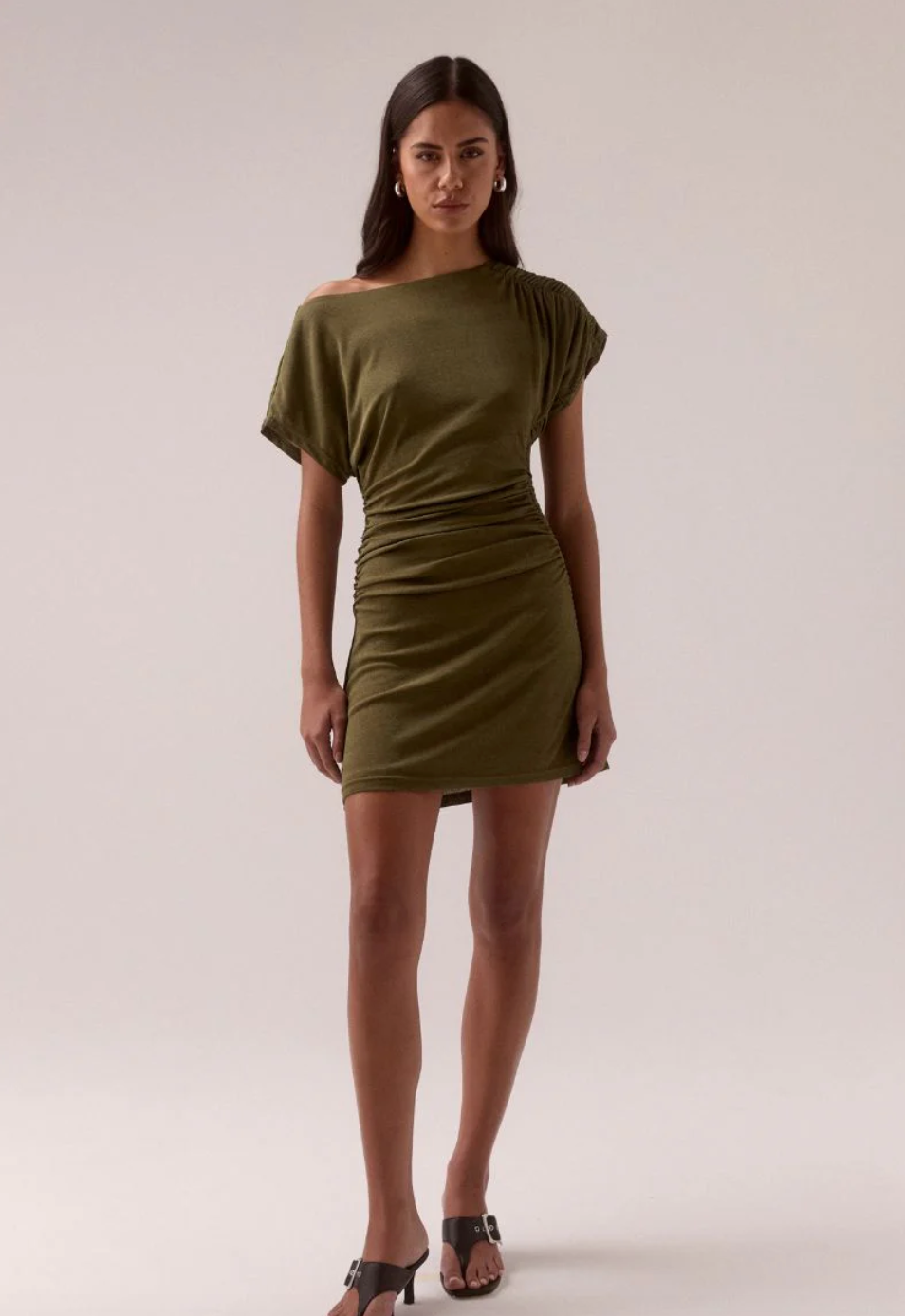 Rua Mini Dress - Olive | Sovere