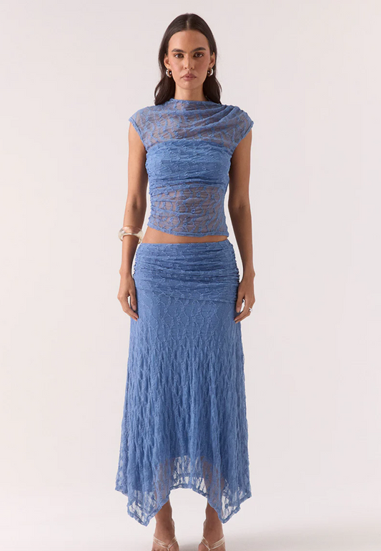 Lowri Top Slate Blue | Sovere