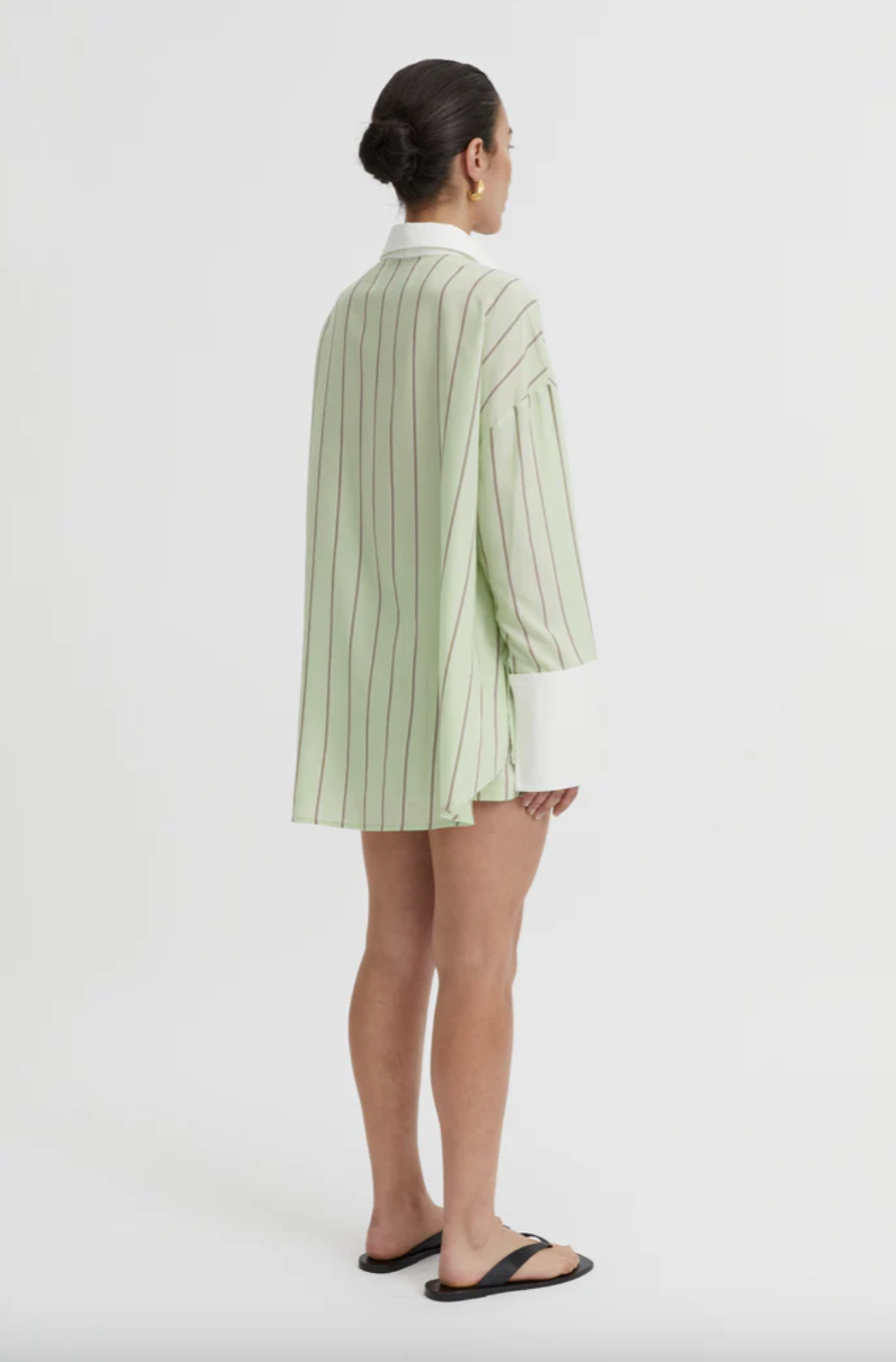Opal Shirt Pistachio | Blanca