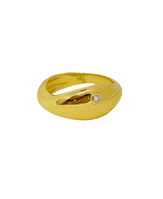 Xana Ring Gold | Mountain & Moon