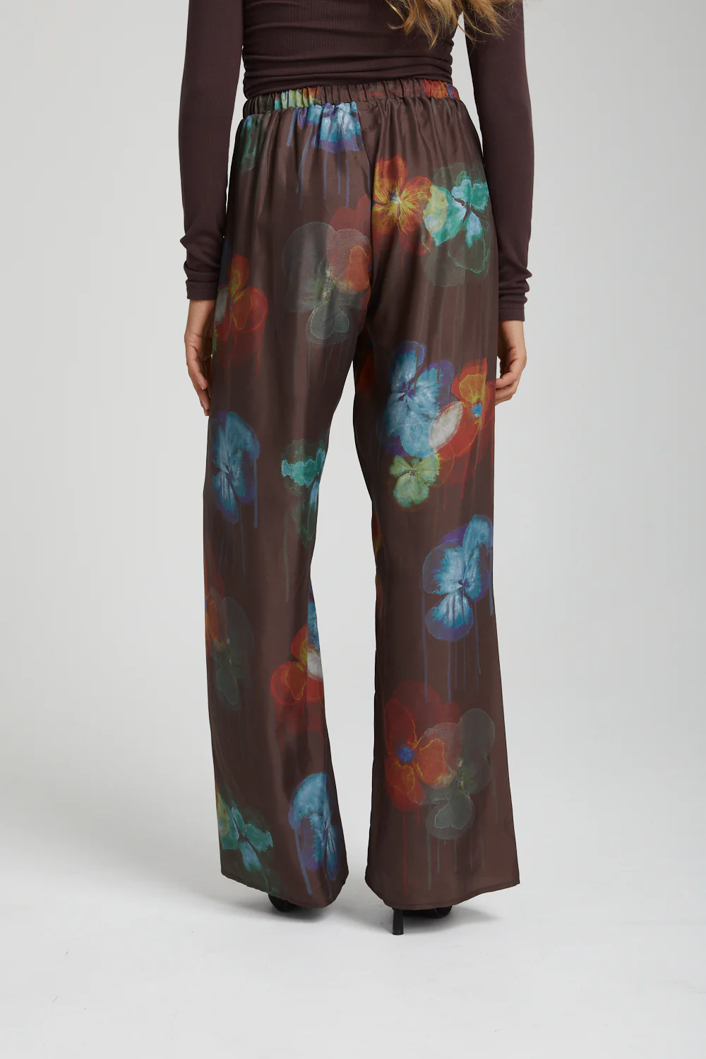 Summi Summi |ELASTIC WAIST PANTS - PANSY DRIP