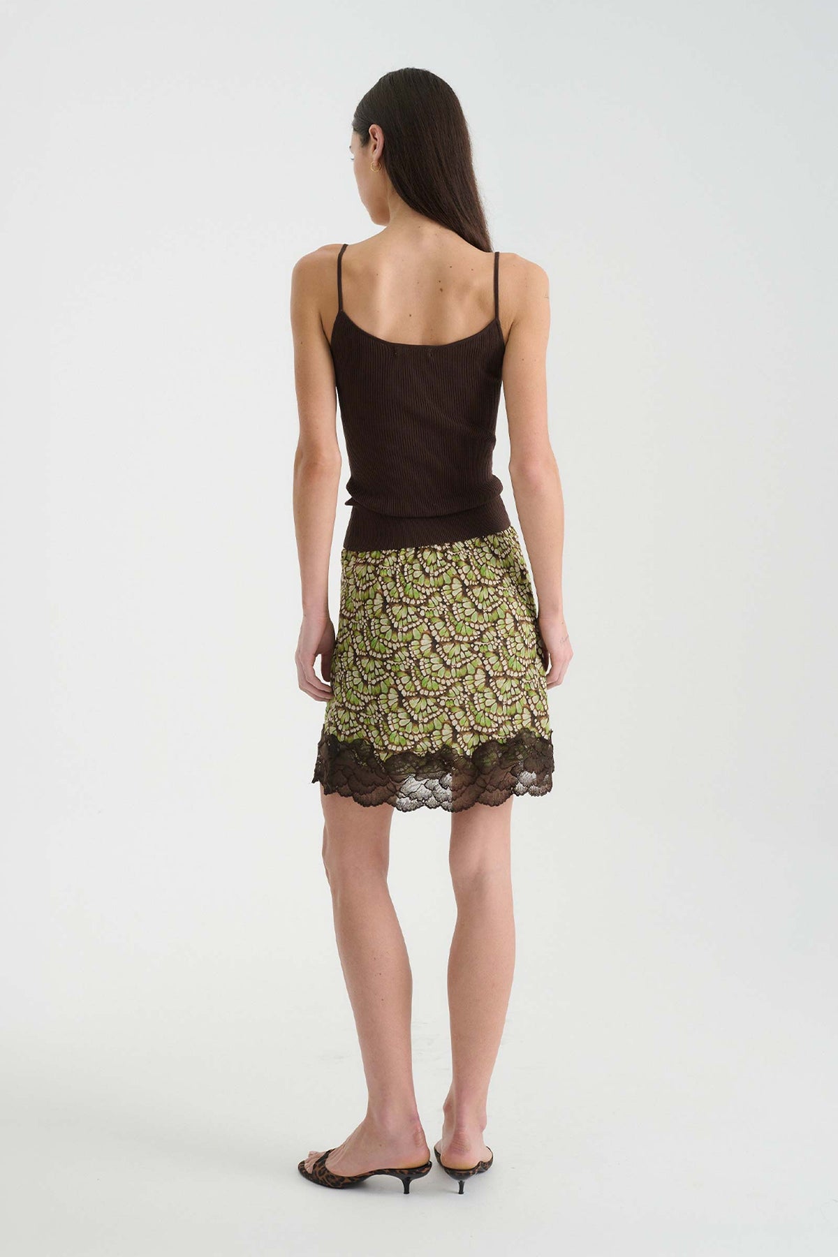 Marina Silk Skirt - Papillon | Rowie