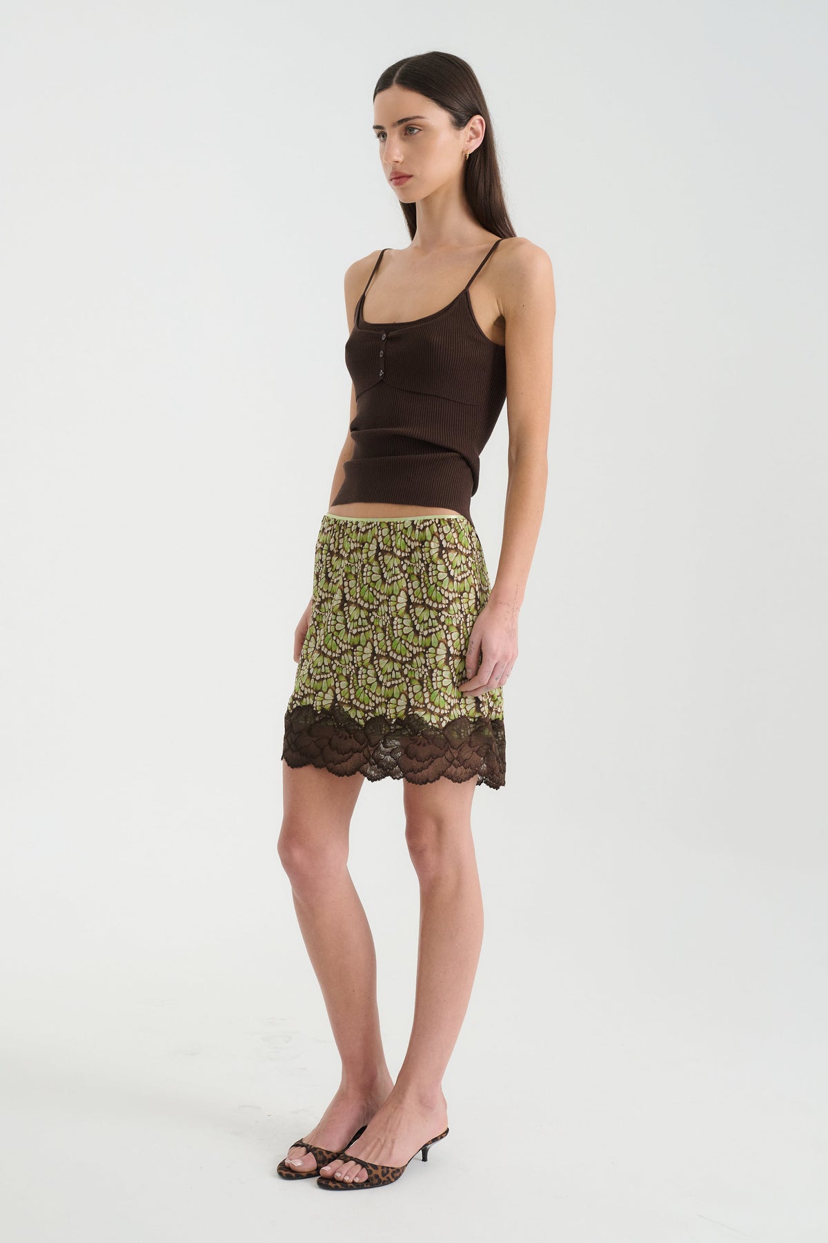 Marina Silk Skirt - Papillon | Rowie